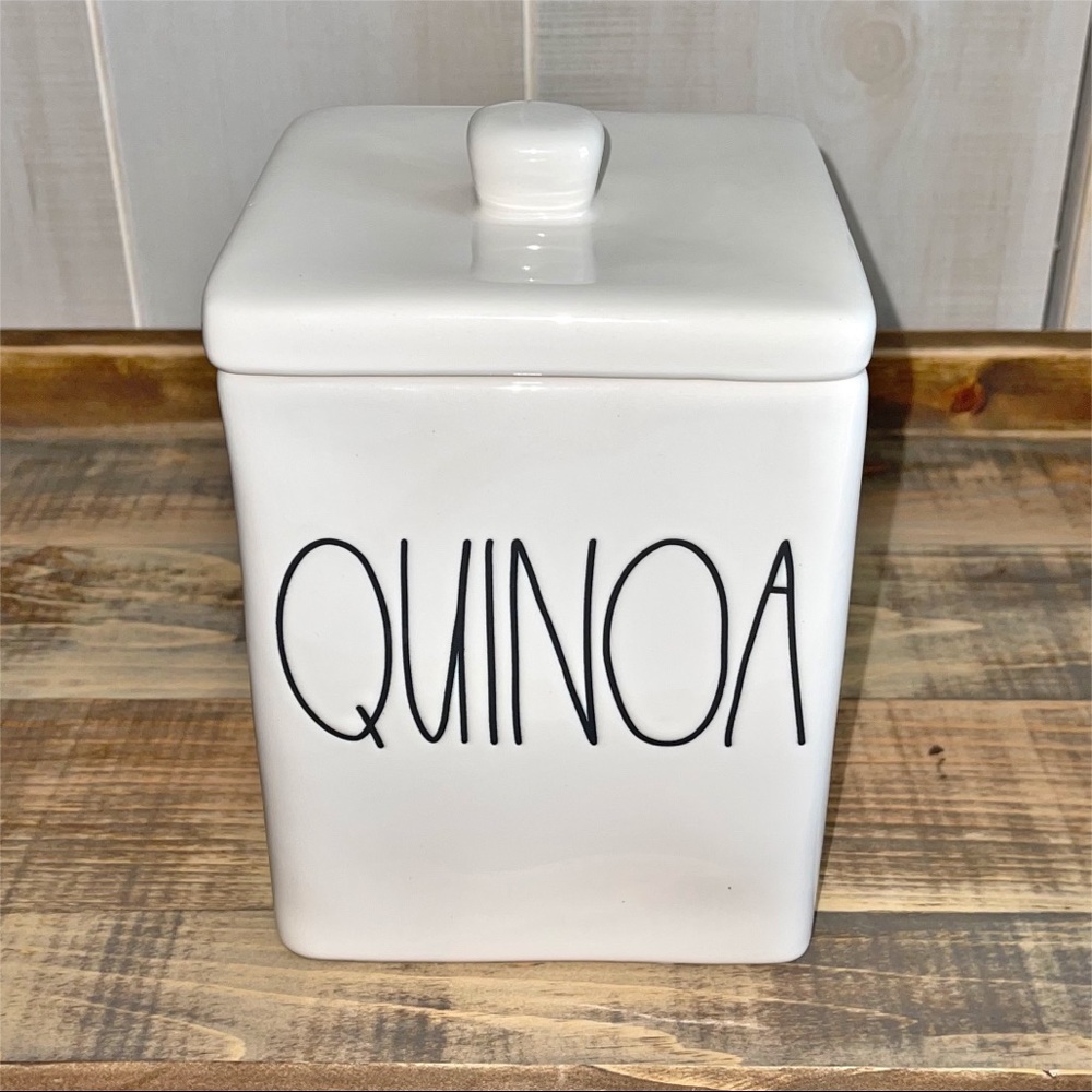 Rae Dunn Quinoa Storage Container Jar